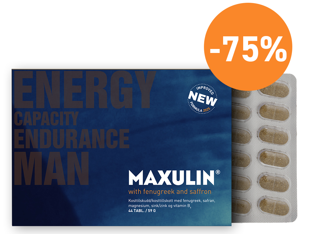 Maxulin kosttillskott för män